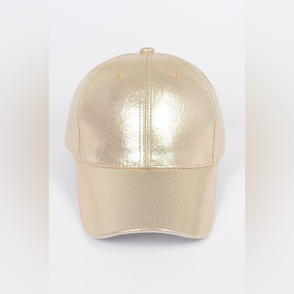 Gold One Size Fashion Cap - Picture 1 of 10